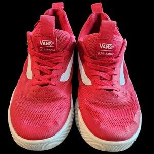 Vans Ultrarange Unisex Red Sneakers Shoes | Women 8.5 / Men 7 | EXCELLENT
